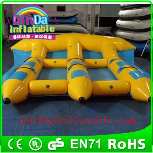 Wholesale QinDa Inflatable banana boat fly fish flying fish ride Surfing fish from china suppliers