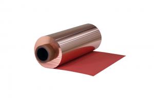 China 18u * 600mm Soft Temper RA Copper Foil in roll for Tape , copper shielding Foil on sale