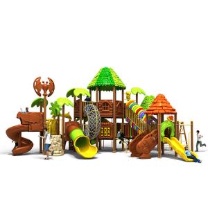 Wholesale Commercial Kids Plastic Tube Slide Outdoor Playground Amusement Swing Set Equipment from china suppliers