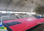 Interlocking Rubber Floor Tiles For Basketball Court Project Case In Philippine