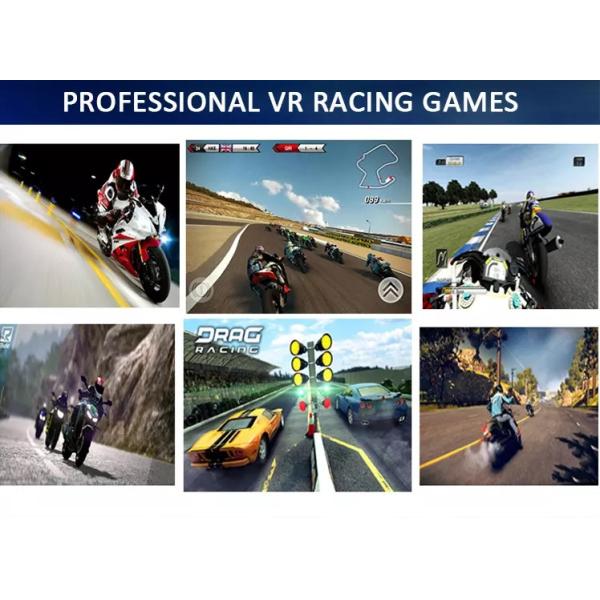 Virtual Reality Simulation Rides VR Motorcycle Simulator For Shopping Mall