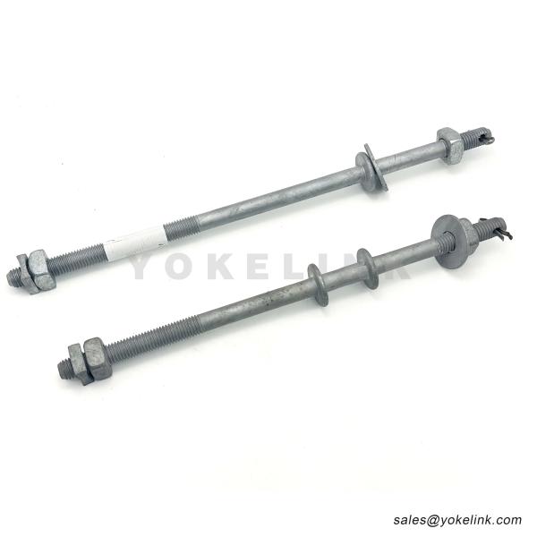 ANSI C135.31 Double-Upset Spool Bolt For Poleline Hardware