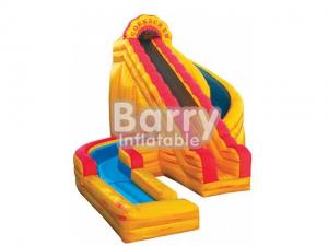 Wholesale Outdoor Playground Large Inflatable Water Slides With Climbing Stair from china suppliers