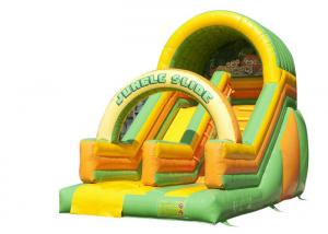 Wholesale Public Jungle Bounce House With Slide , Entertainment  Inflatable Slip N Slide from china suppliers