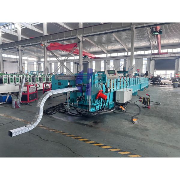 New Design Round Downpipe Roll Forming Machine With PLC Control And 16 Stations