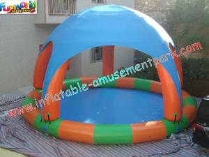 China Tent Cover Inflatable Swimming Pool With CE / UL Pump Water Games on sale