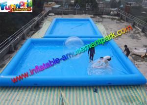 China Square Inflatable Swimming Pool / blow up inflatable family pool on sale