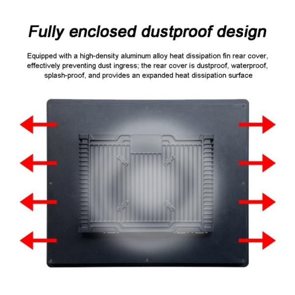 New 21.5 Inch IP65 Level Protection Industrial Wall Mount TouchScreen Computer All-In-One Design