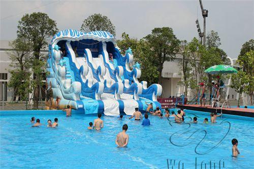 summer durable inflatable water slide for sale