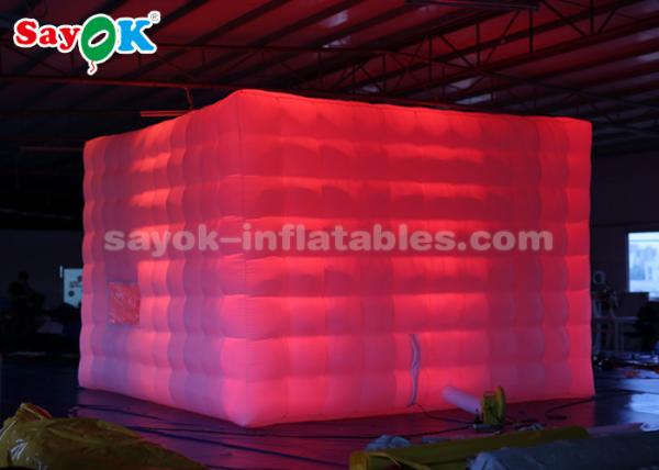 Outwell Air Tent 5*5*3.5m Inflatable Air Tent Multi - Colored LED Lights For Wedding Party