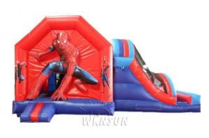 Wholesale Spider Man Trampoline Inflatable Bounce House With Slide For Amusement Park from china suppliers