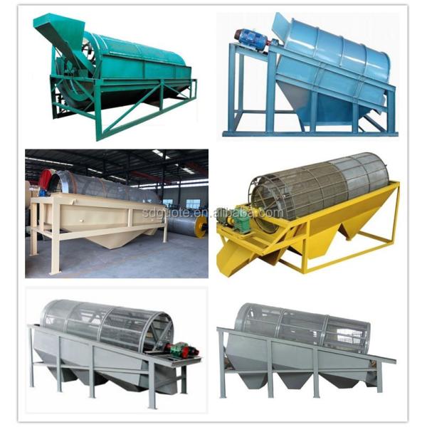 High Screening Efficiency Quarry Sand Trommel Screening Equipment for Ore Separation