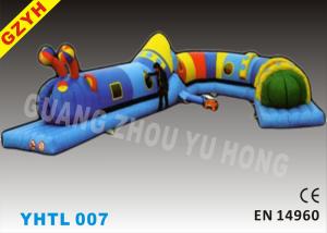 Wholesale Cartoon Inflatable Sports Tunnel YHTL-007 with Reinforced Strips for Kids and Adults from china suppliers