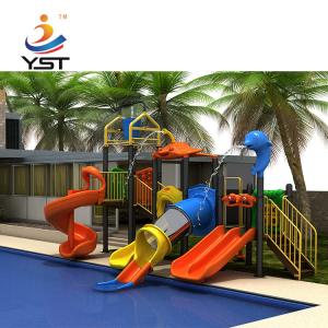 China Powder Coated LLDPE Water Park Playground Equipment Anti Aging on sale