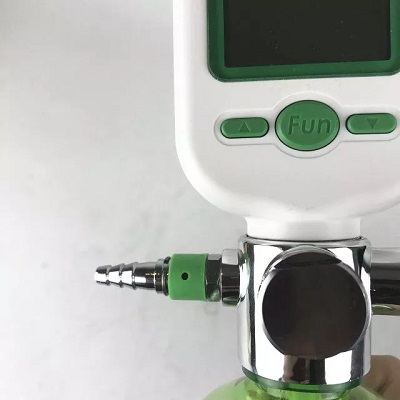 Digital Medical Oxygen Flow Meter With Humidifier Bottle MF5806