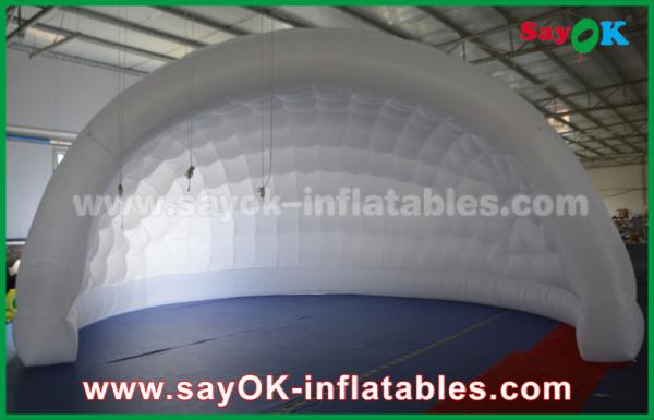 Quality Inflatable Globe Tent 210D Oxford Cloth Inflatable Air Tent For Event / LED Lighting Inflatable Lawn Tent for sale