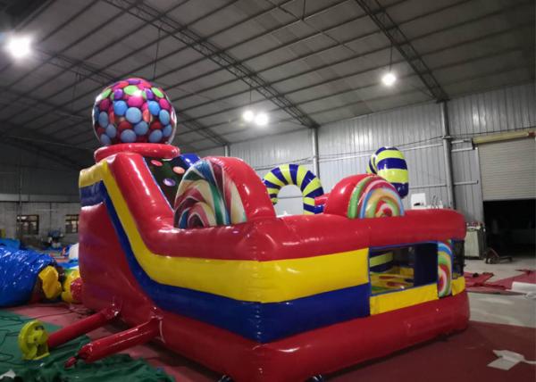 Quality Custom Inflatable Amusement Park / High Strength Bouncy Jumping Castles for sale