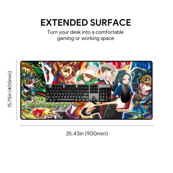 Water Resistance Style 40X90 Custom Gaming Mouse Pads for Monster Strike from XYDAN
