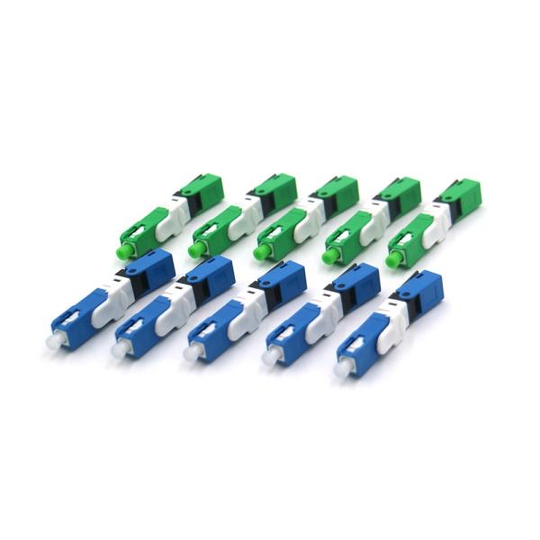 Singlemode FTTH ESC250D SC APC Fiber Optic Fast Connector