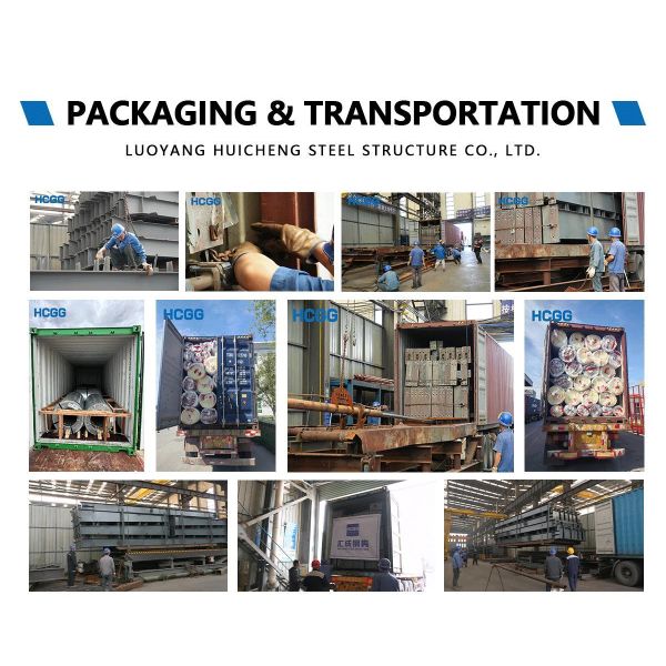 Fire Resistant Steel Structure Warehouse Large Span Column Free Space Office Building