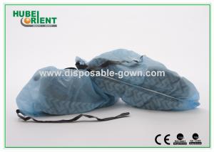 Wholesale ESD Non Slip Disposable Shoe Cover Non-woven With Fabric Strip for protect foot from china suppliers