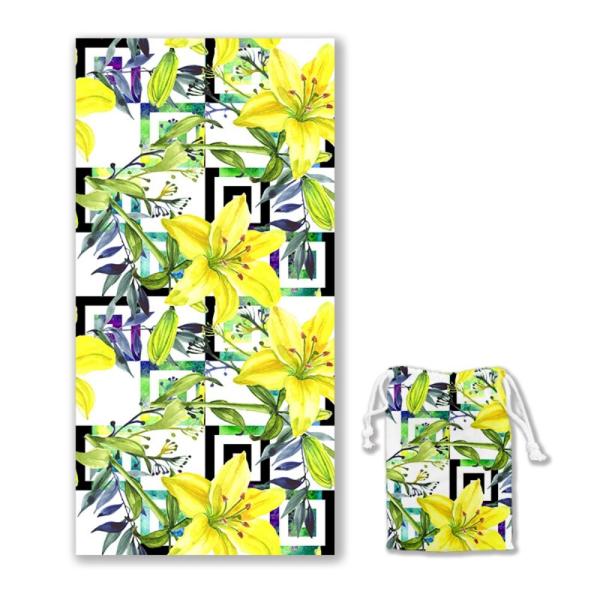 Custom Logo Large Over Sized Jacquard Printed Custom Beach Towels Double Side Fleece Beach Towels