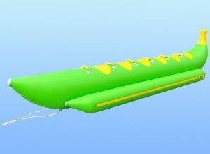 Wholesale Green 0.9mm PVC Adult Inflatable Towable Banana Boat With 6 Seats from china suppliers