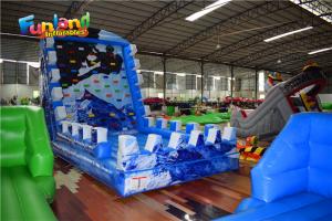 Wholesale Floating 0.4mm PVC tarpaulin 7mH Inflatable Rock Climbing Wall from china suppliers