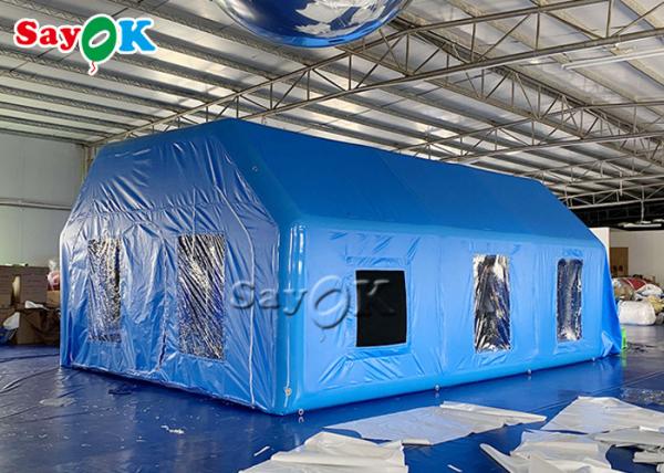 Mobile Oxford Inflatable Paint Spray Booth With Logo Printing