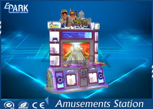 Quality Arcade Subway Parkour Game Machine / Metro Escape Runway 250W Double PK for sale