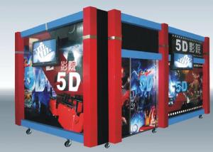China Home Hydraulic / Electric Moiton 5D Theater / 7d Cinema Simulator on sale