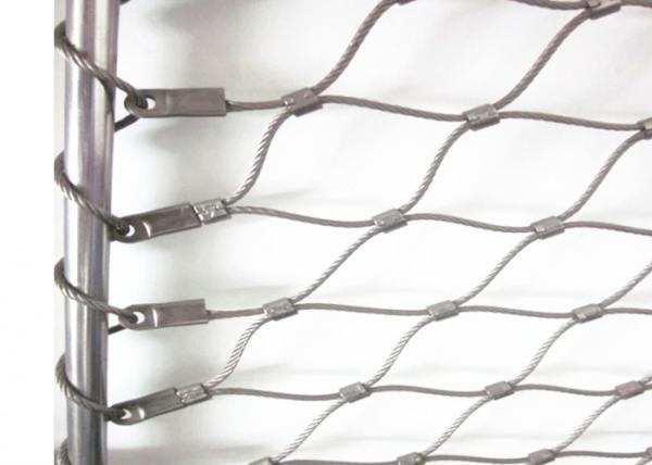 Quality Flexible X-tend Ferruled Stainless Steel Wire Rope Mesh For Balcony Balustrade for sale