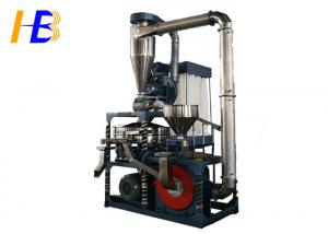China 45kw PVC Granules Plastic Grinding Machine 10 - 80 Mesh Powder Size Available on sale