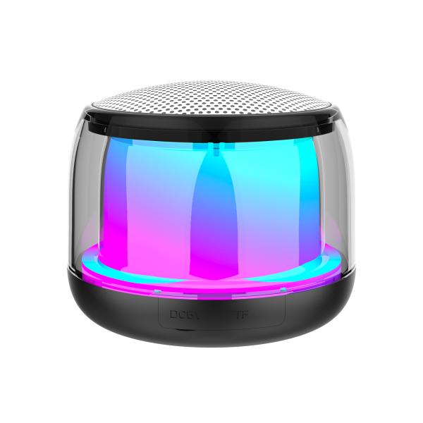 80mm Bluetooth Speaker Ambient Night Light 600mAh Waterproof Night Light