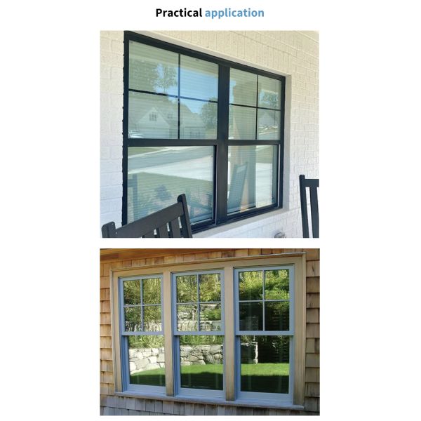 Aluminum Vertical Sliding Double Hung windows Moisture-Proof Soundproof Suitable for Bathrooms Residential Apartments Affordable