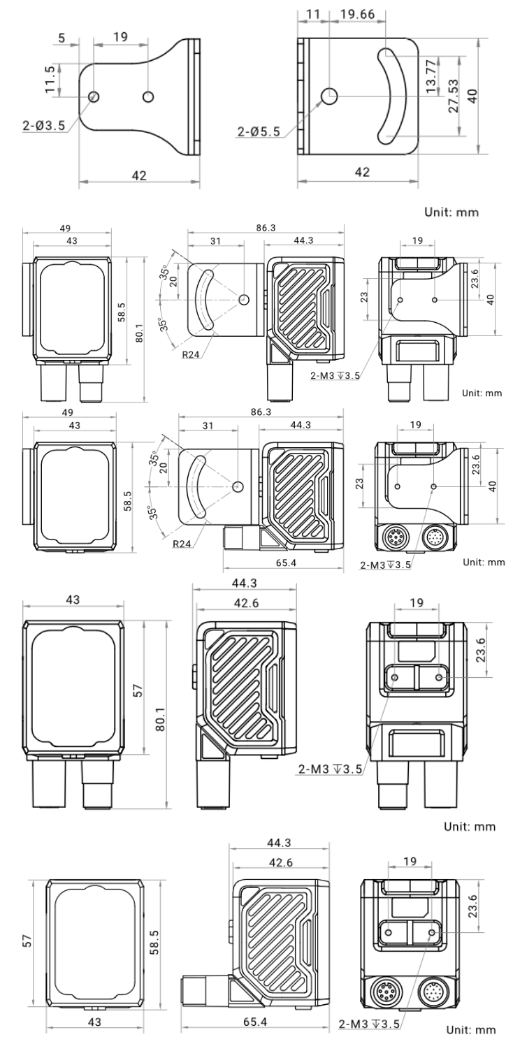 HIKROBOT ID3000 Series Smart Code Reader with 3.1MP Resolution, 16mm Liquid Focal Length, and Deep Learning Algorithm