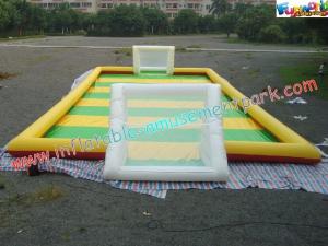Wholesale Popular Soapy Football PVC Inflatable FieId Sports Games, Water Soccer Pitch Games from china suppliers