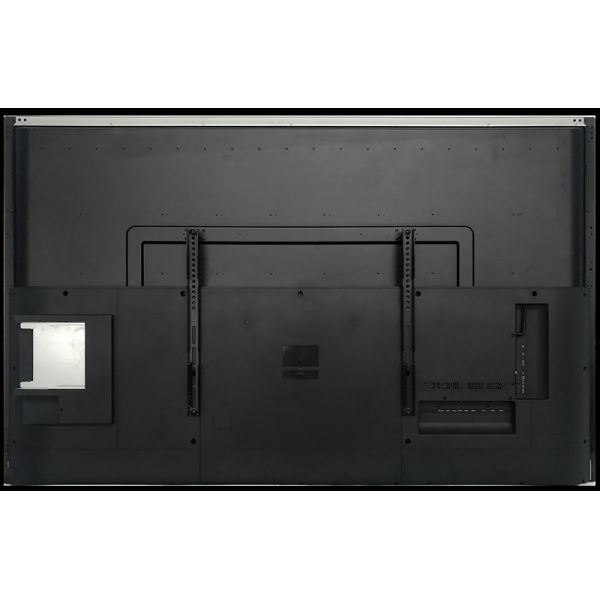 Close-up view of interactive display touch interface