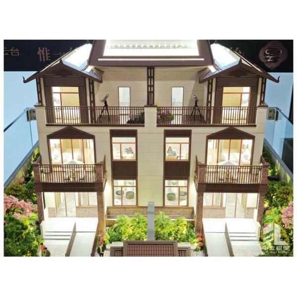 Residential Miniature Architectural Models 1:150 Scale Model Villa