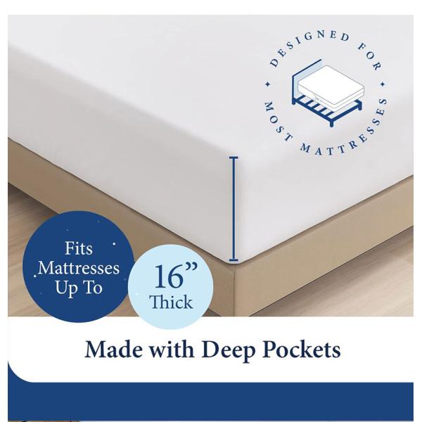 600TC Egyptian Cotton Home Bed Sheet Set with Customized Size Fitted Sheet and Cooling Flat Sheet