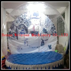 Wholesale Attractive inflatable transparent snow ball,inflatable christmas snow globe,party human size snow globe from china suppliers