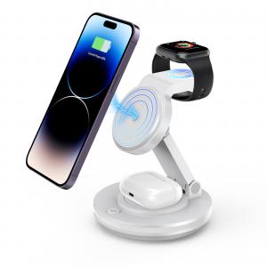 China 180° Magnetic Rotating Holder Wireless Charging For Phones Watches Earphones on sale
