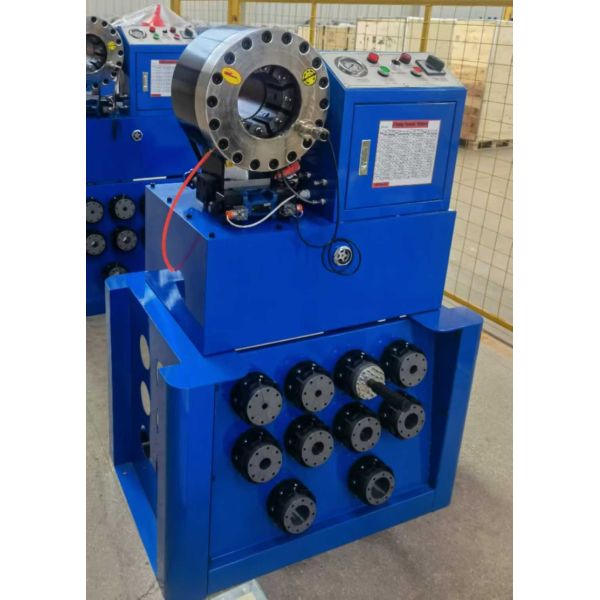 6-51mm Hydraulic Hose Crimping Machine with Fast Change Mould Tool and 10 Interchangeable Dies for Versatile Crimping