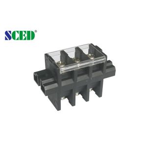 Wholesale Pitch 13mm Electrical Connector Block Black Mounted Panel Screw Terminal from china suppliers