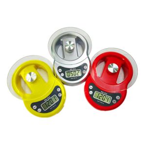 Round Shape Tempered Glass Digital Scale With Piece Counting Function