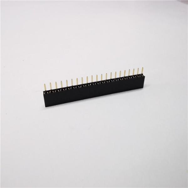 2.54mm Single Row 12P Pin Header Right Angle DIP Waterproof Electrical Connector
