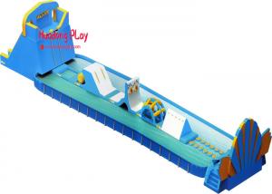 Commercial Toddle Inflatable Water Slide With Splash Pool 1000*400*800cm