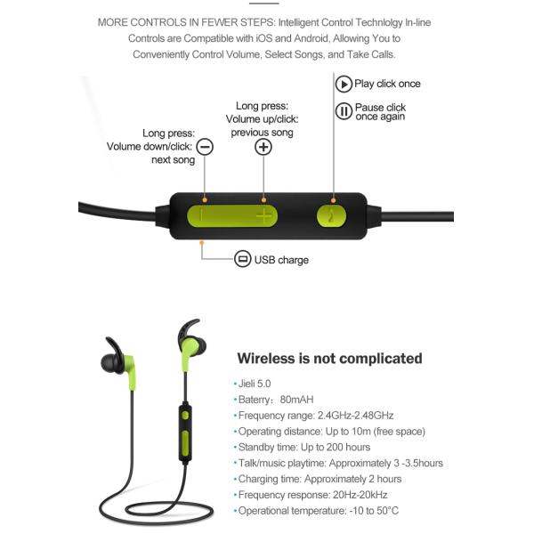 Built - In Microphone Magnetic Gaming Earbuds Bluetooth V5.3 Headset