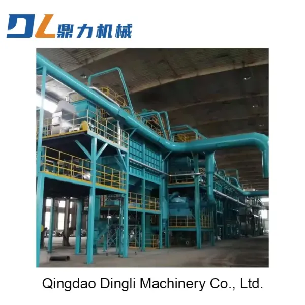 Foundry Uses Old Sand Equipment for Coated Sand.