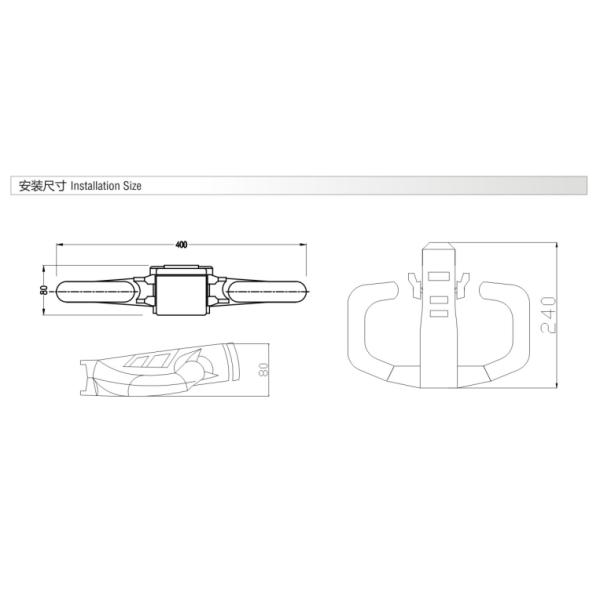 Suitable for all environments 24V control handle for forklift part assemblies